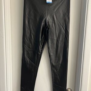 Joie Faux Leather Leggings Large